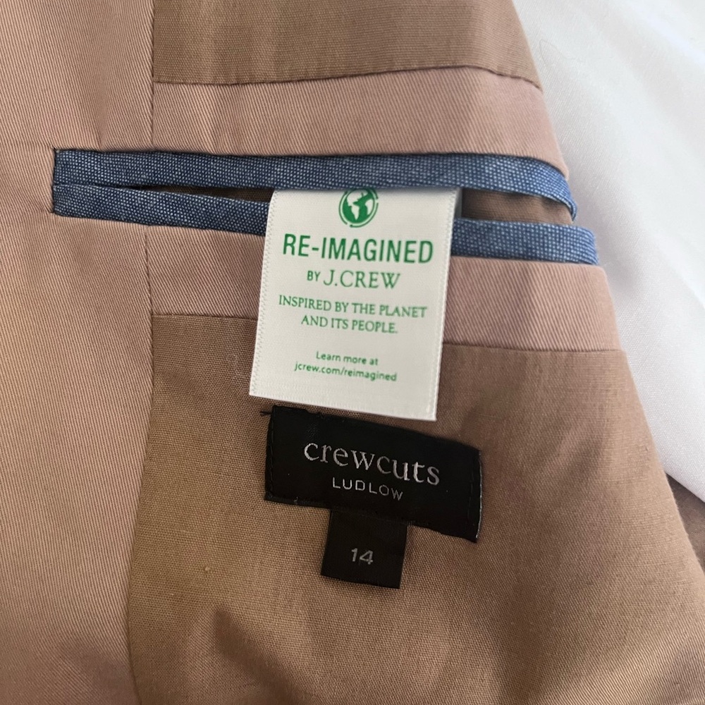 J.Crew Crewcuts Beige suit - Picture 3 of 3